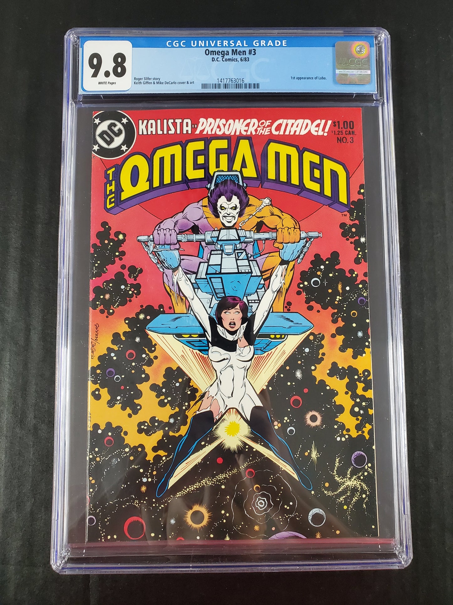Omega Men #3 (1983) CGC 9.8