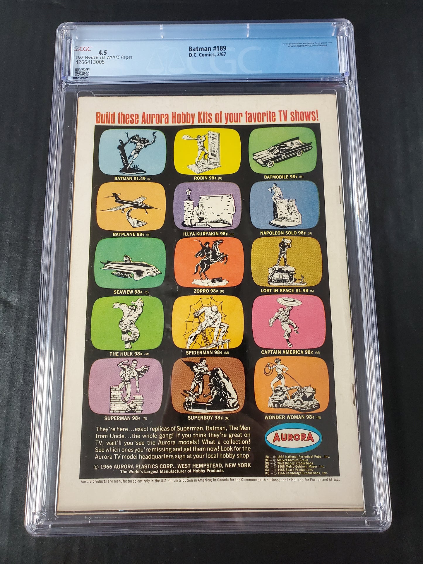 Batman #189 (1967) CGC 4.5