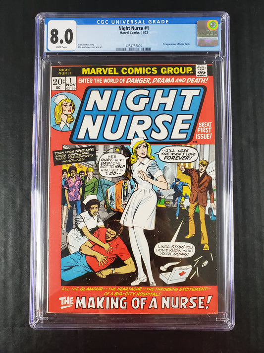 Night Nurse #1 (1972) CGC 8.0