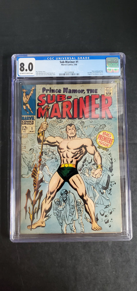 Sub-Mariner #1 (1968) CGC 8.0