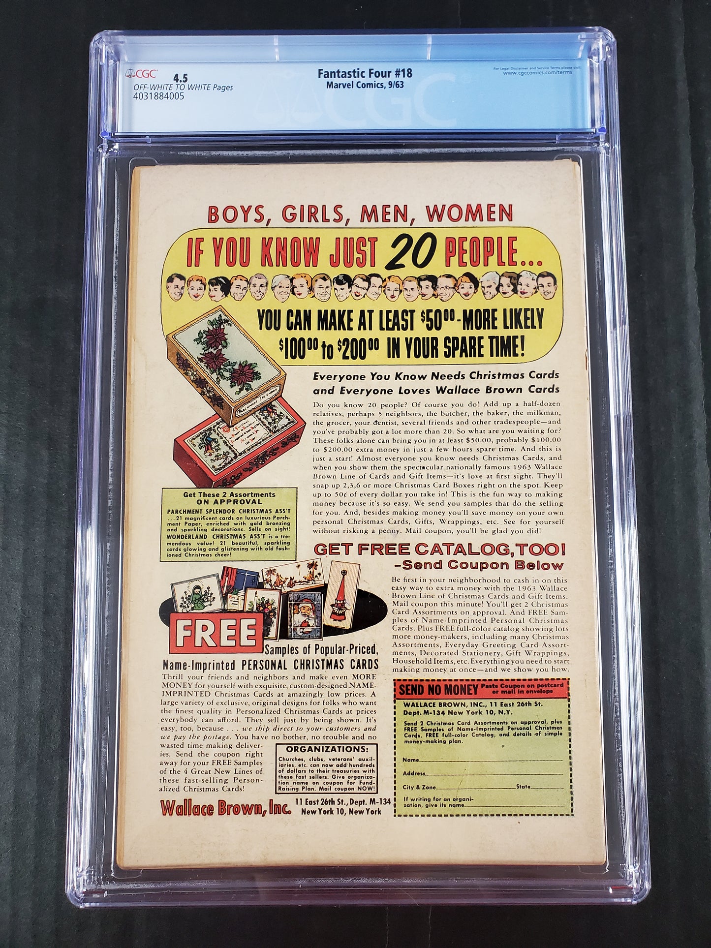 Fantastic Four #18 (1963) CGC 4.5