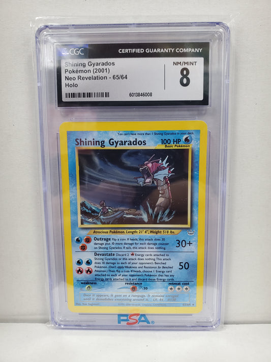 Pokemon Shining Gyarados 65/64 (2001) CGC 8