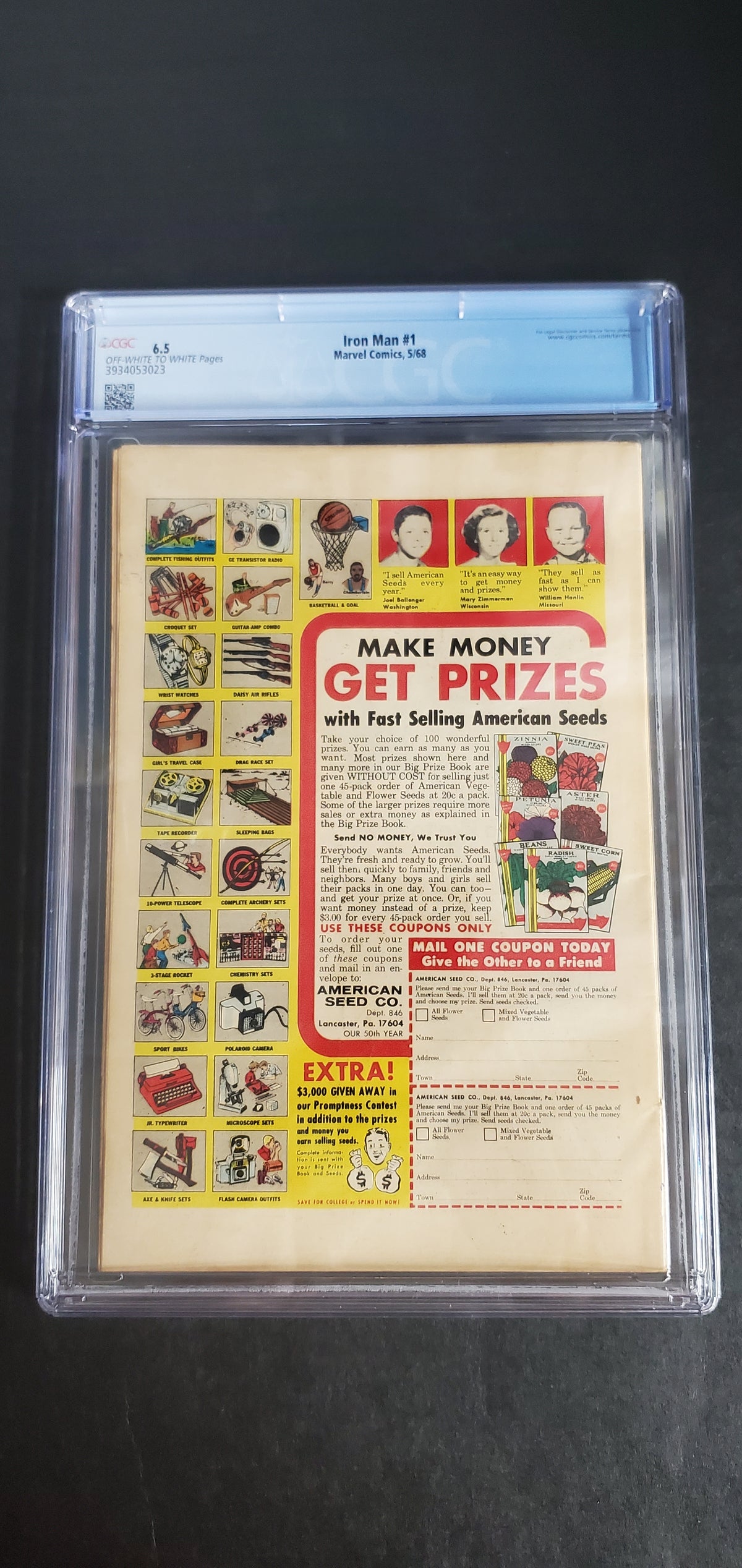 Iron Man #1 (1968) CGC 6.5