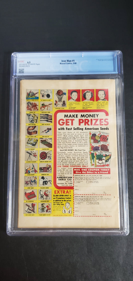 Iron Man #1 (1968) CGC 6.5