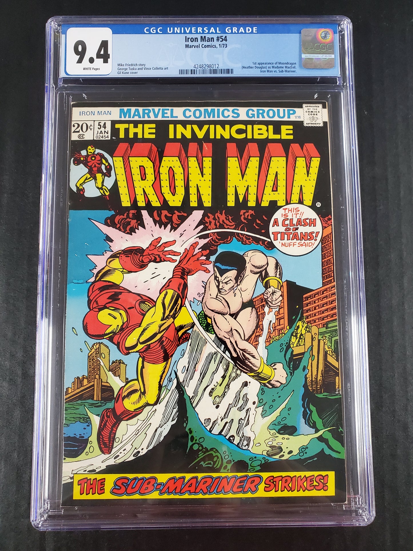 Iron Man #54 (1973) CGC 9.4