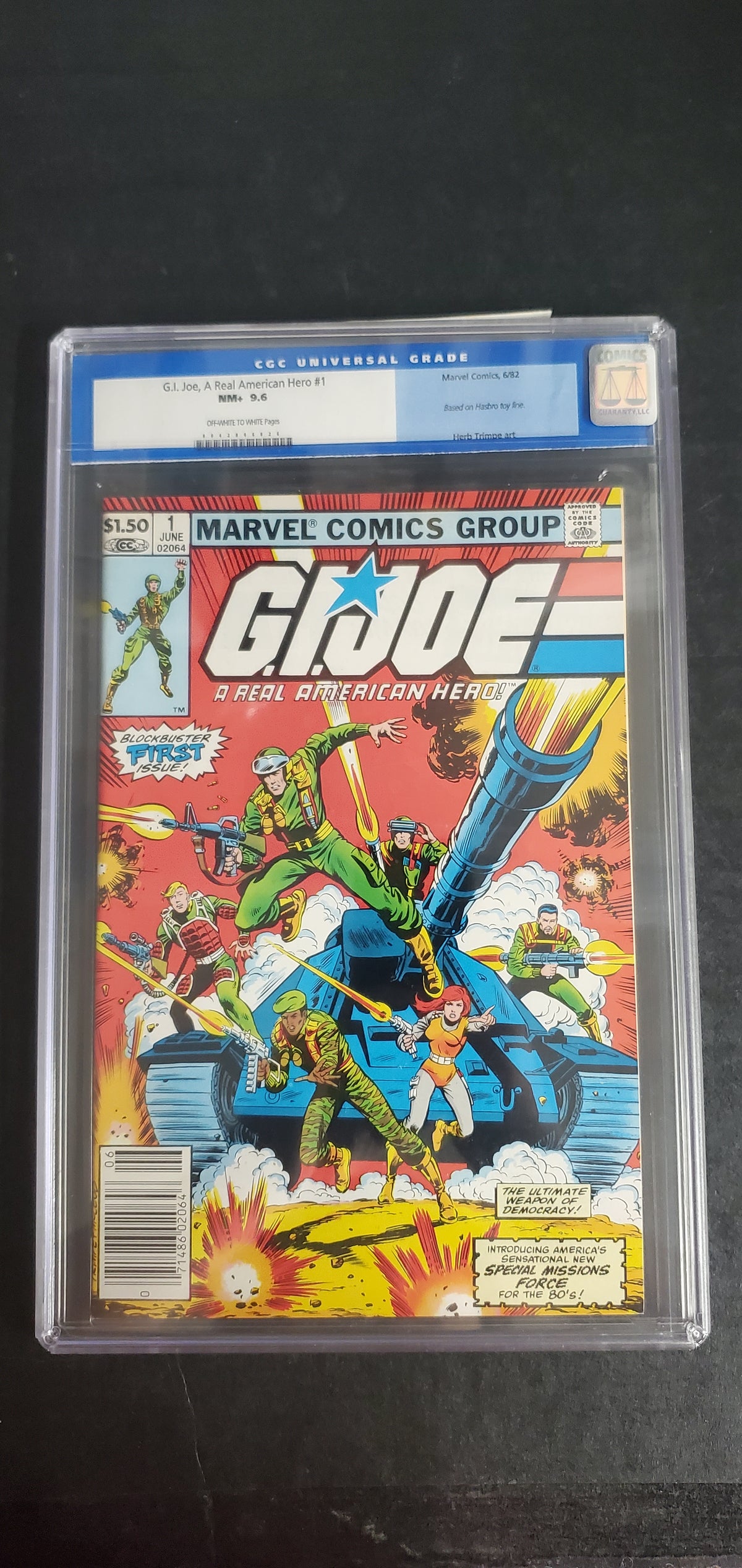 G.I. Joe, A Real American Hero #1 (1982) CGC 9.6