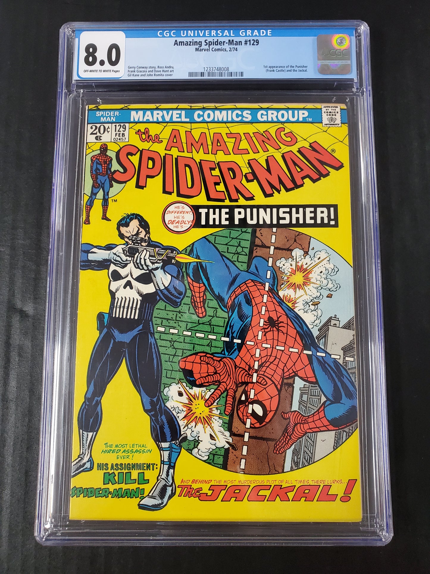 Amazing Spider-Man #129 (1974) CGC 8.0