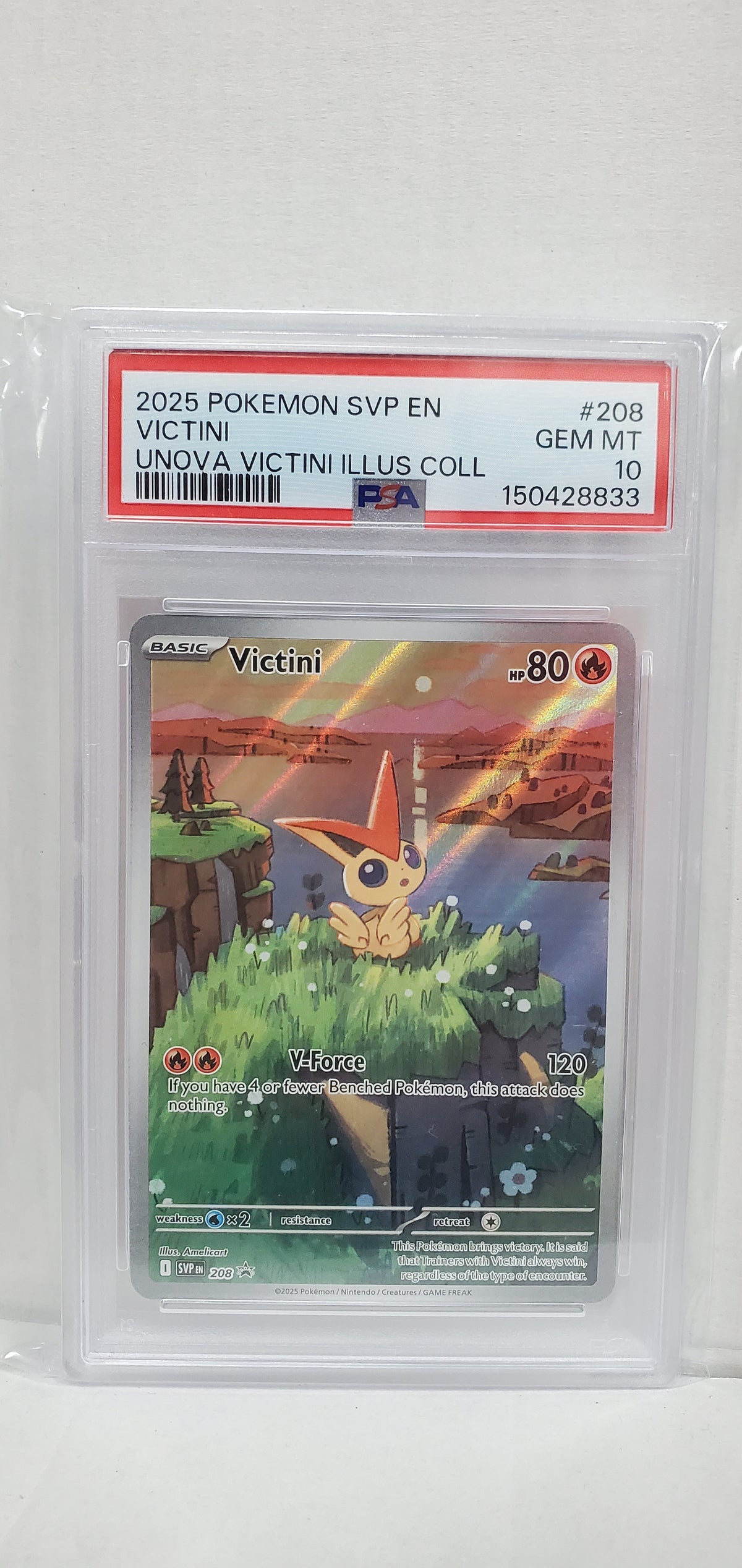 Pokemon Victini 208 PSA 10