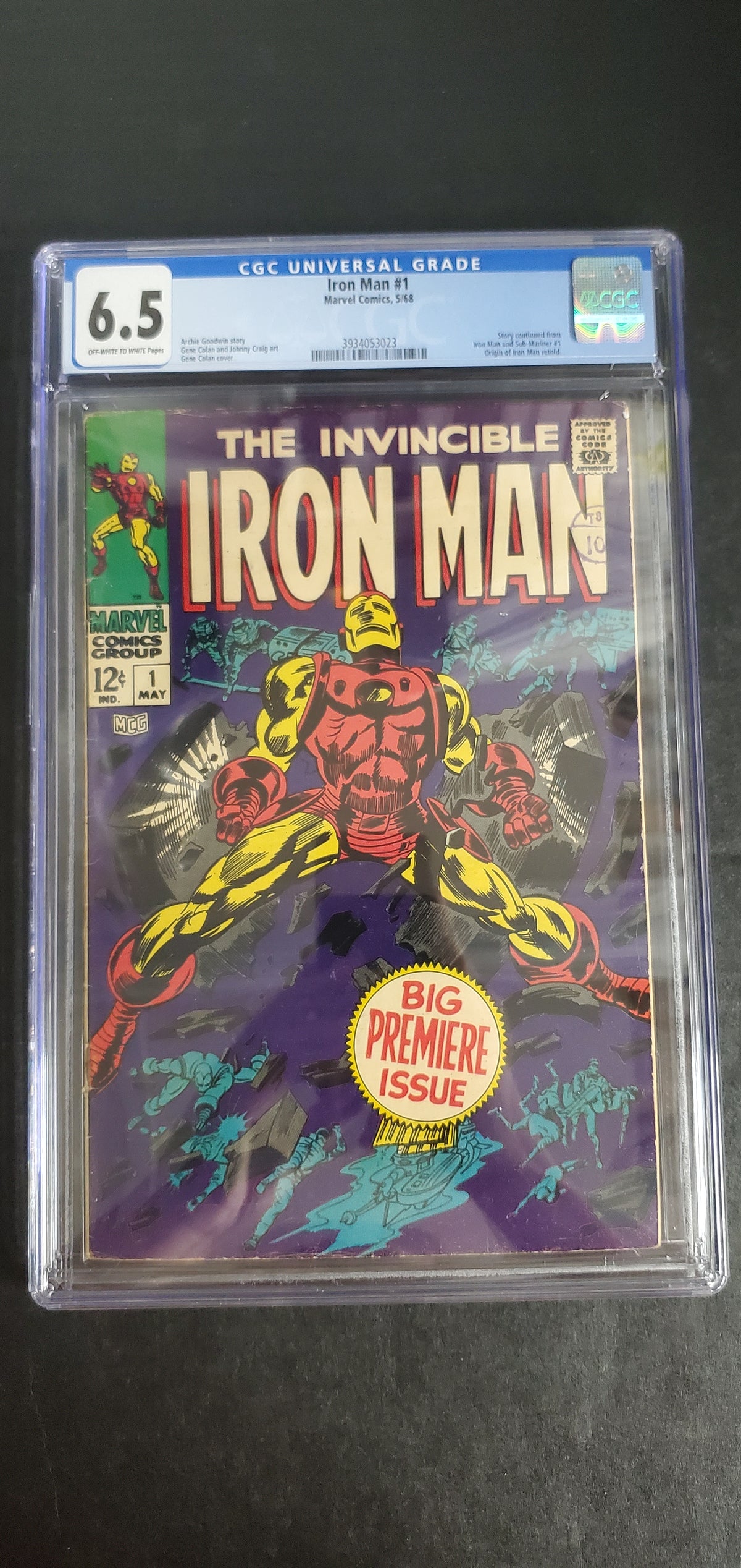 Iron Man #1 (1968) CGC 6.5