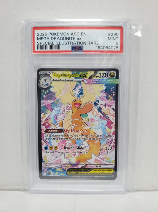 Pokemon Mega Dragonite ex 290/217 PSA 9