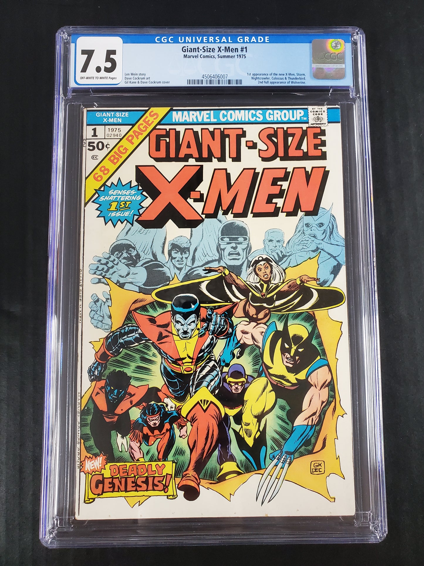 Giant-Size X-Men #1 (1975) CGC 7.5