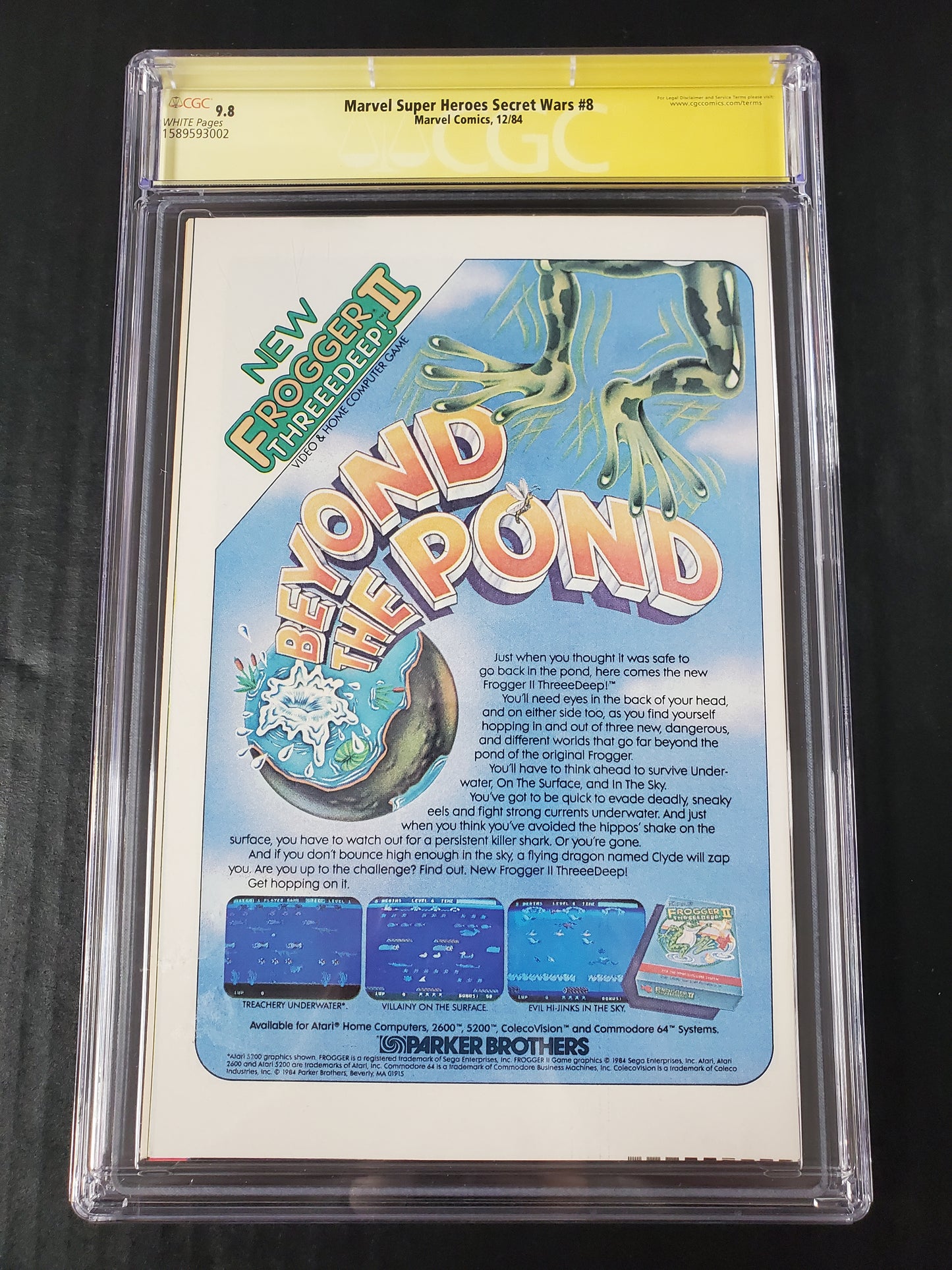 Marvel Super Heroes Secret Wars #8 (1984) CGC Signature Series 9.8 Signed by John Beatty & Michael Zeck