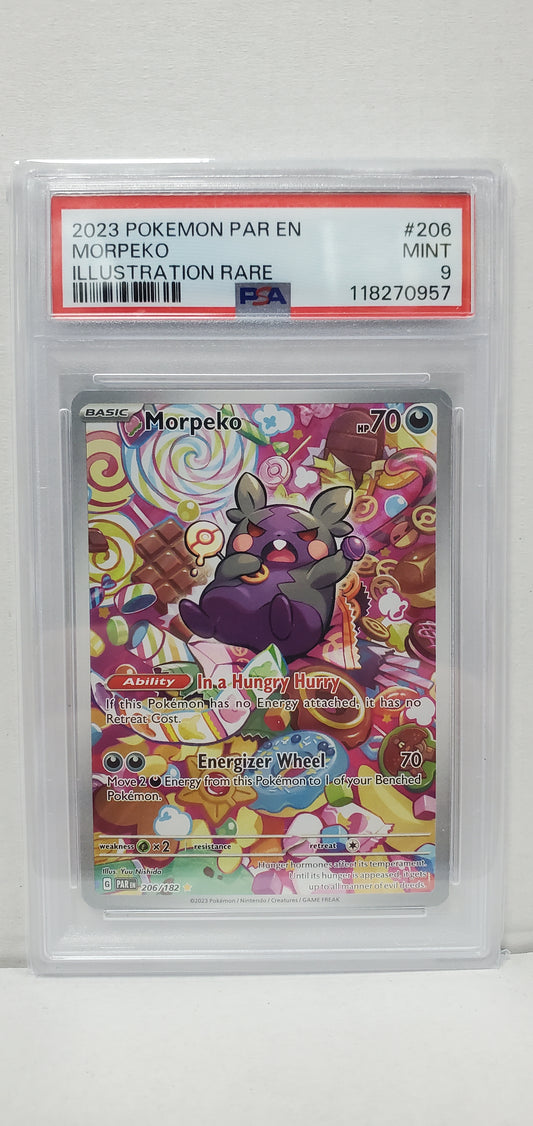 Pokemon Morpeko 206/182 PSA 9
