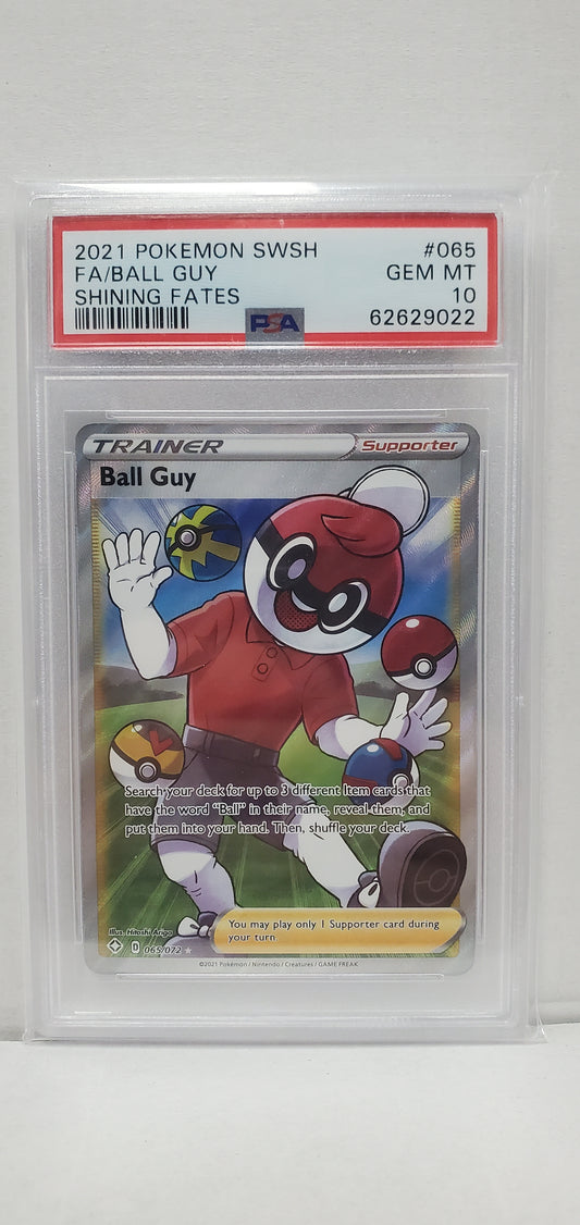 Pokemon Ball Guy 065/072 PSA 10