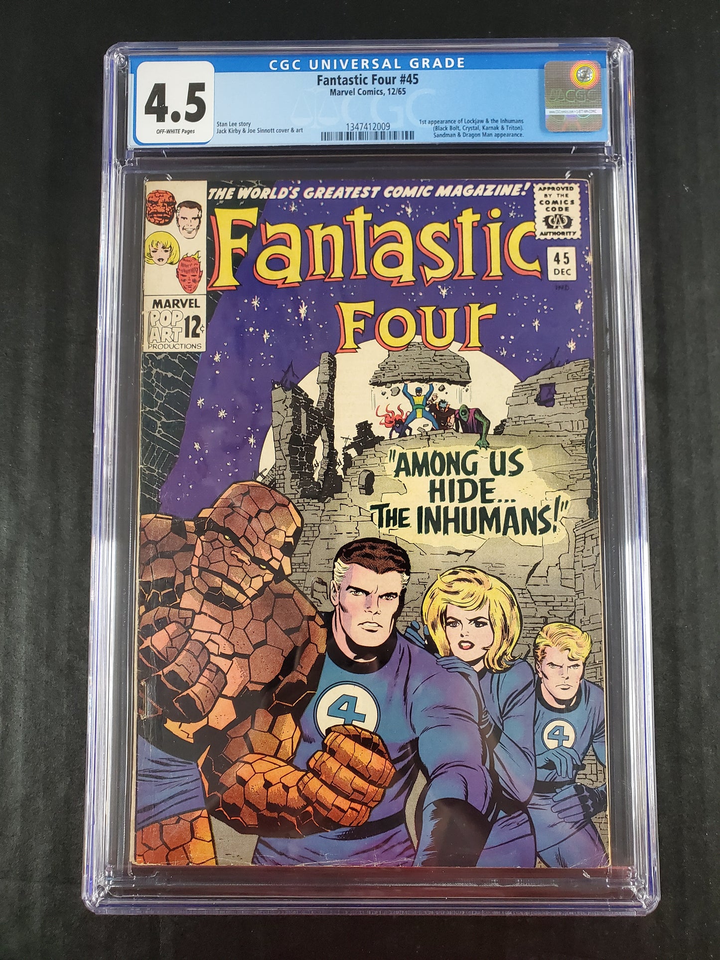 Fantastic Four #45 (1965) CGC 4.5