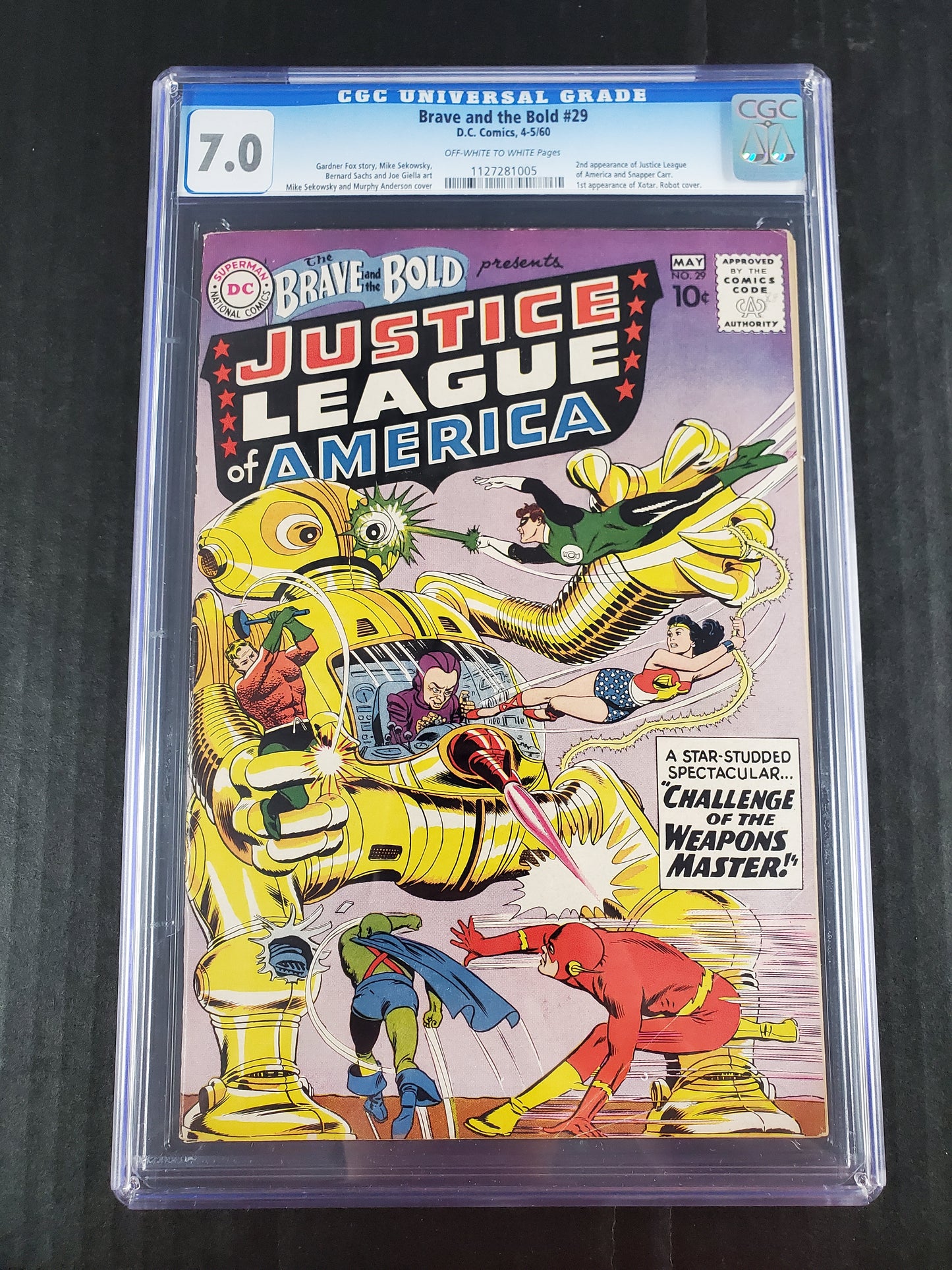 Brave and the Bold #29 (1960) CGC 7.0