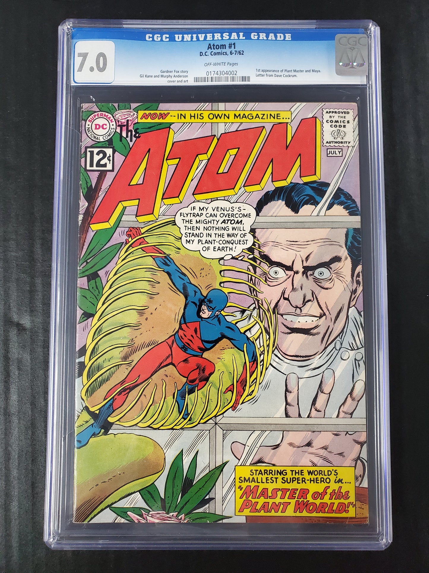 Atom #1 (1962) CGC 7.0