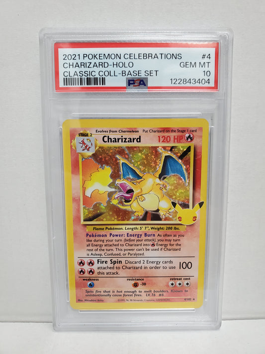 Pokemon Celebrations Charizard 4/102 (2021) PSA 10