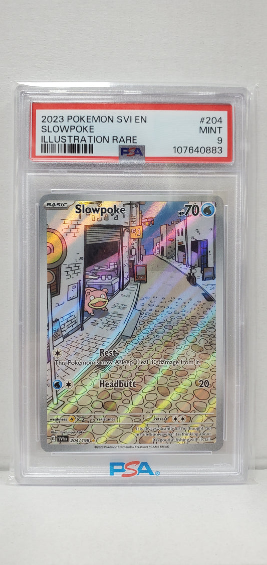 Pokemon Slowpoke 204/198 PSA 9