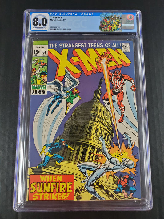 X-Men #64 (1970) CGC 8.0
