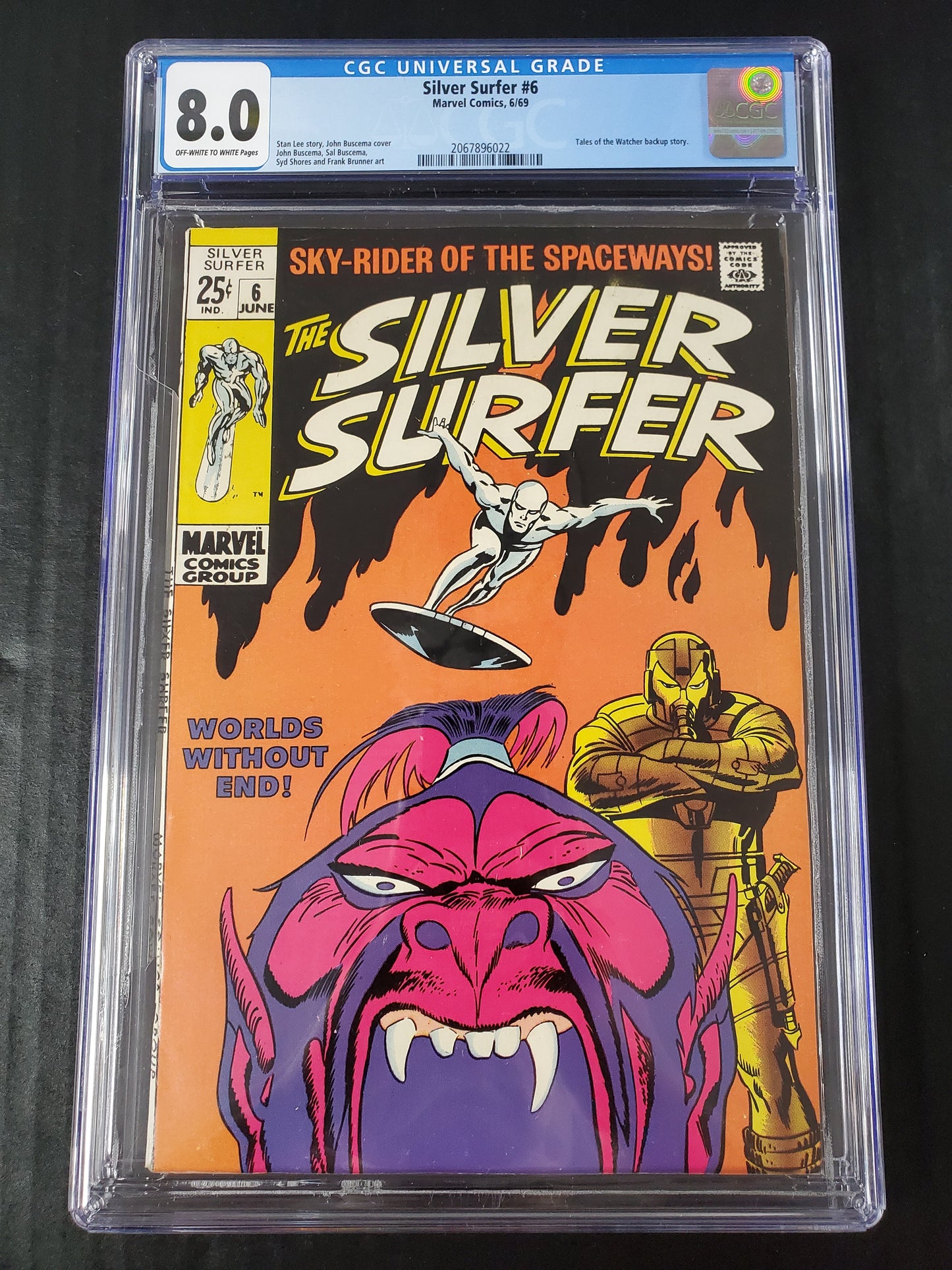 Silver Surfer #6 (1969) CGC 8.0