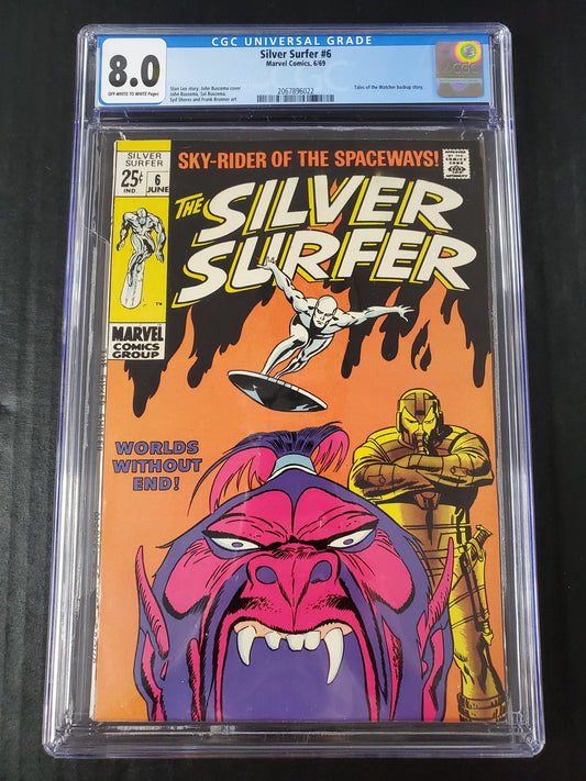 Silver Surfer #6 (1969) CGC 8.0