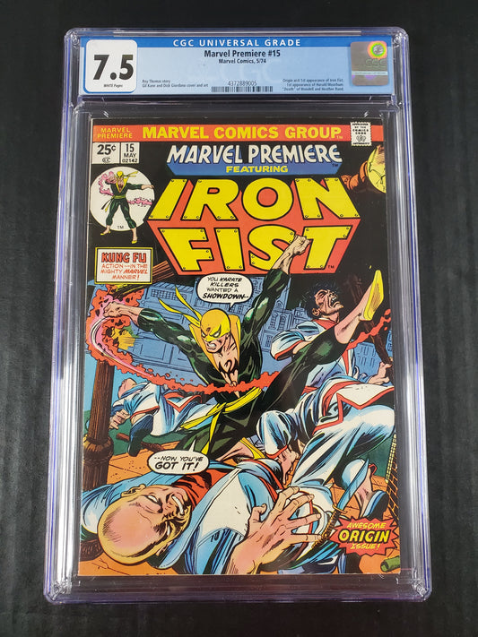 Marvel Premiere #15 (1974) CGC 7.5