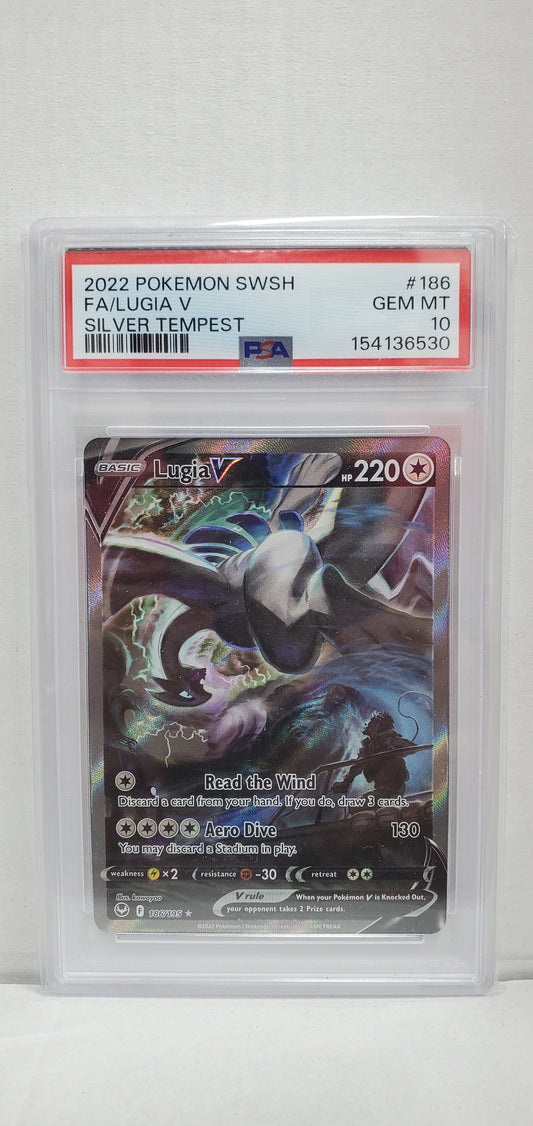 Pokemon Lugia V 186/195 PSA 10