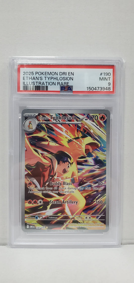 Pokemon Ethan's Typhlosion 190/182 PSA 9