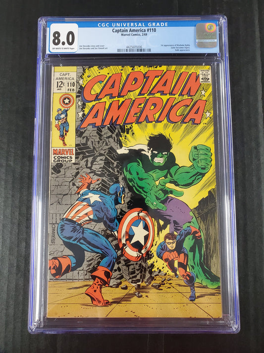 Captain America #110 (1969) CGC 8.0