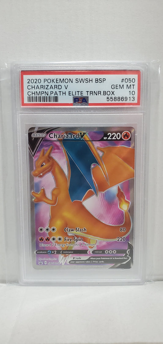 Pokemon Charizard V SWSH050 PSA 10