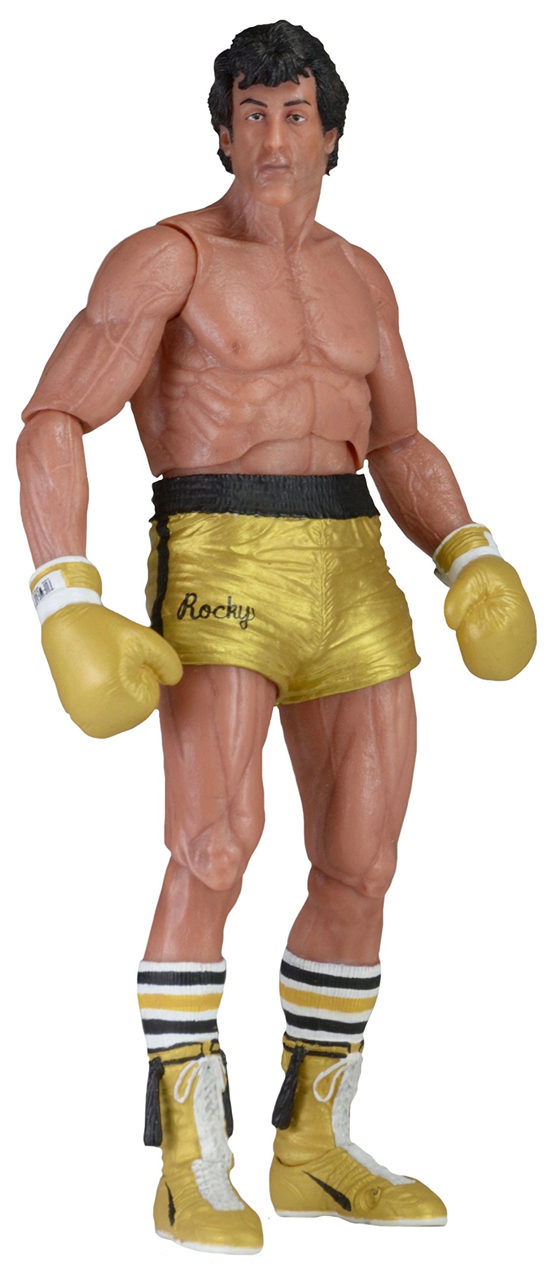 NECA Rocky 40th Anniversary Series 1 Rocky III Rocky Balboa (Gold Trunks)