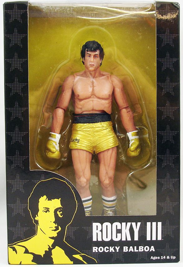 NECA Rocky 40th Anniversary Series 1 Rocky III Rocky Balboa (Gold Trunks)