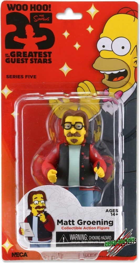 NECA Simpsons 25 of the Greatest Guest Stars Matt Groening