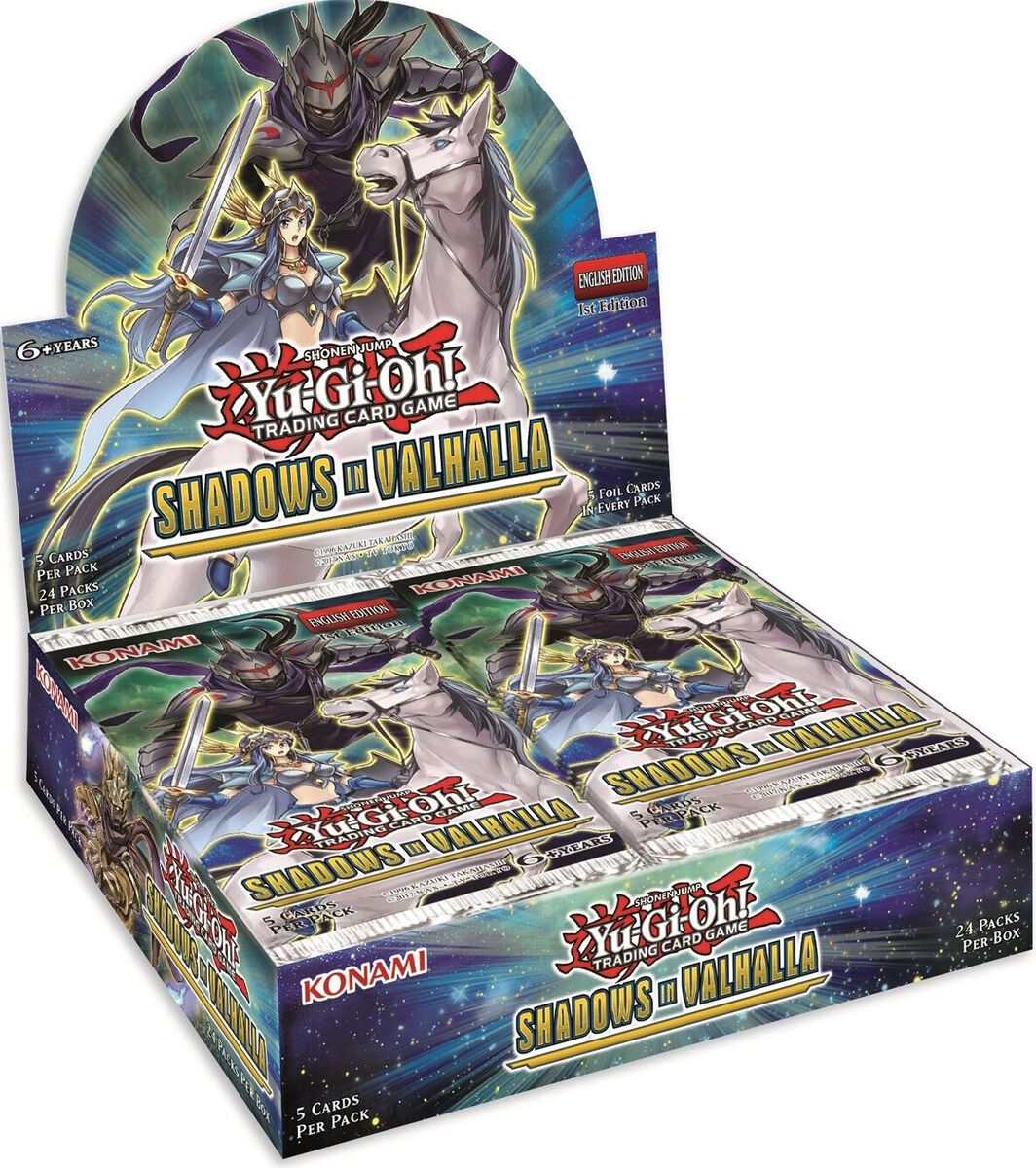 Yugioh Shadows in Valhalla Box 1st Edition