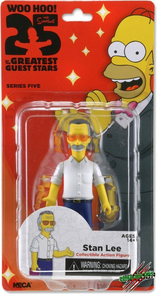 NECA Simpsons 25 of the Greatest Guest Stars Stan Lee *Damaged Box*