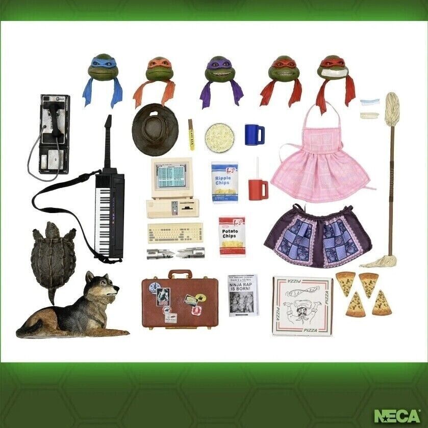 Teenage Mutant Ninja Turtles II Secret of the Ooze Accessory Set