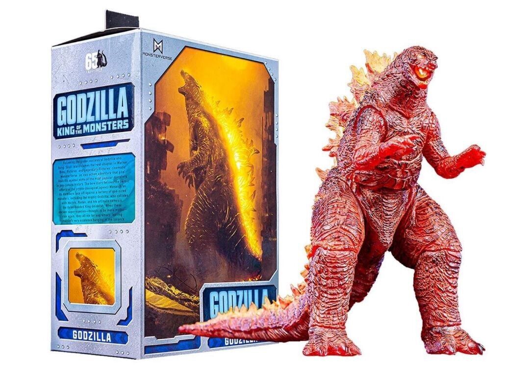 NECA Godzilla King of the Monsters (Burning) *Non-mint packaging*