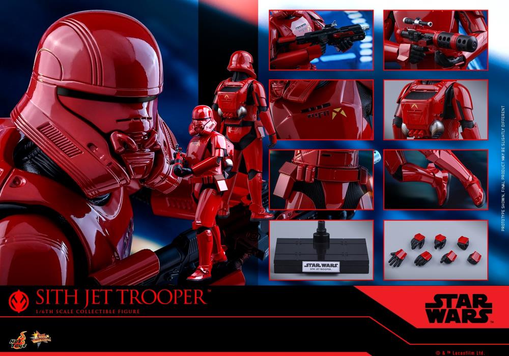Hot Toys Star Wars Sith Jet Trooper MMS562 1/6 Scale
