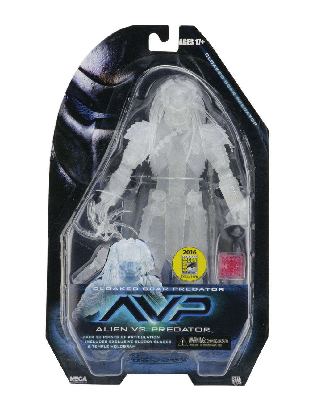 NECA Alien vs Predator Cloaked Scar Predator SDCC 2016