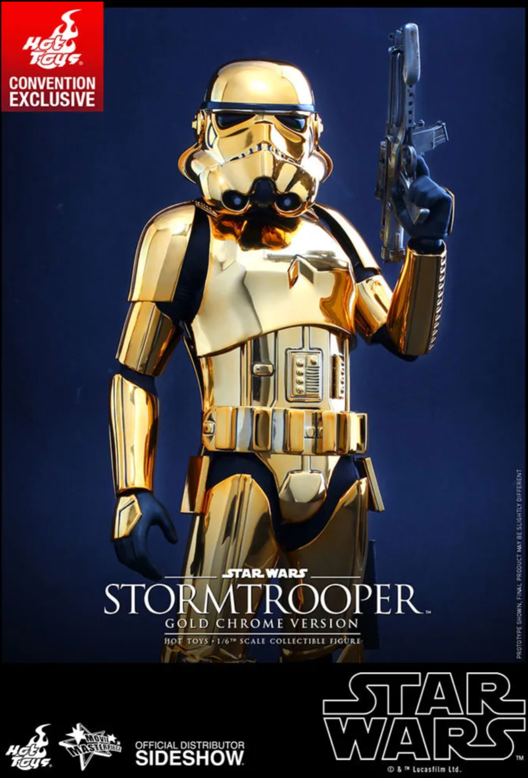 Hot Toys Star Wars Stormtrooper (Gold Chrome Version) MMS364 1/6 Scale