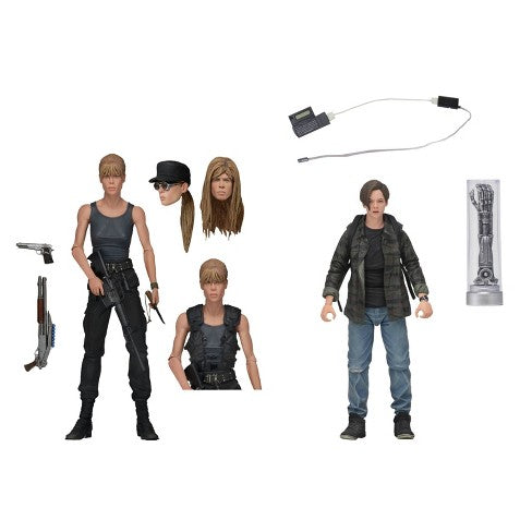 Terminator Two Pack NECA Terminator 2 Judgement Day 2 Pack Sarah Connor & John Connor ...