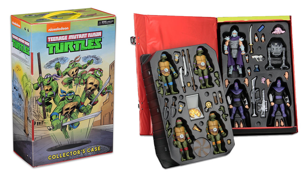 NECA Teenage Mutant Ninja Turtles SDCC 2017 8 Figure Collector's Case (Non-Mint Box)