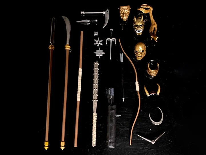 Fwoosh Articulated Icons Weapons Accessory Pack Gold Edition
