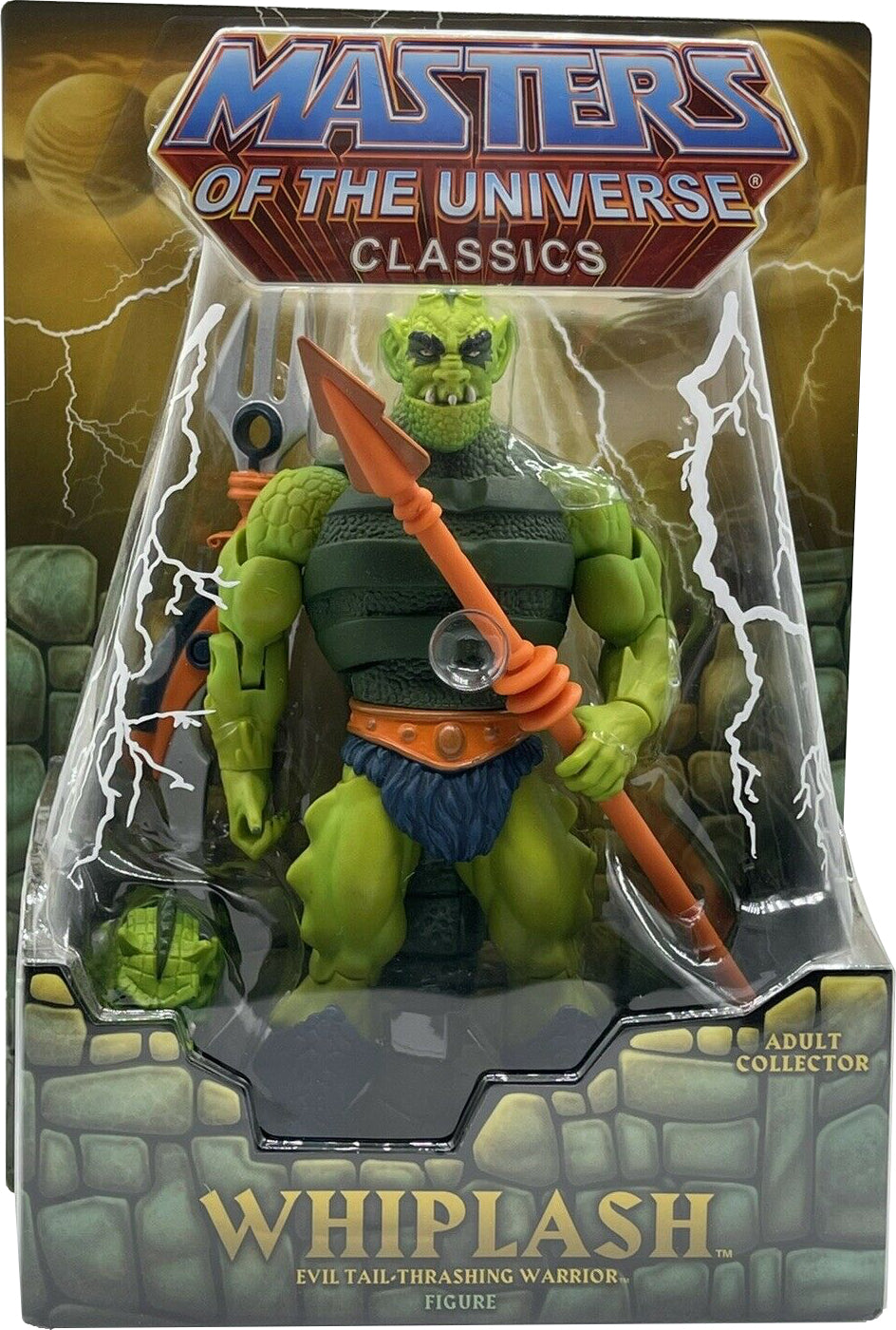 Mattel Masters of the Universe Classics Whiplash (Non-Mint Box)