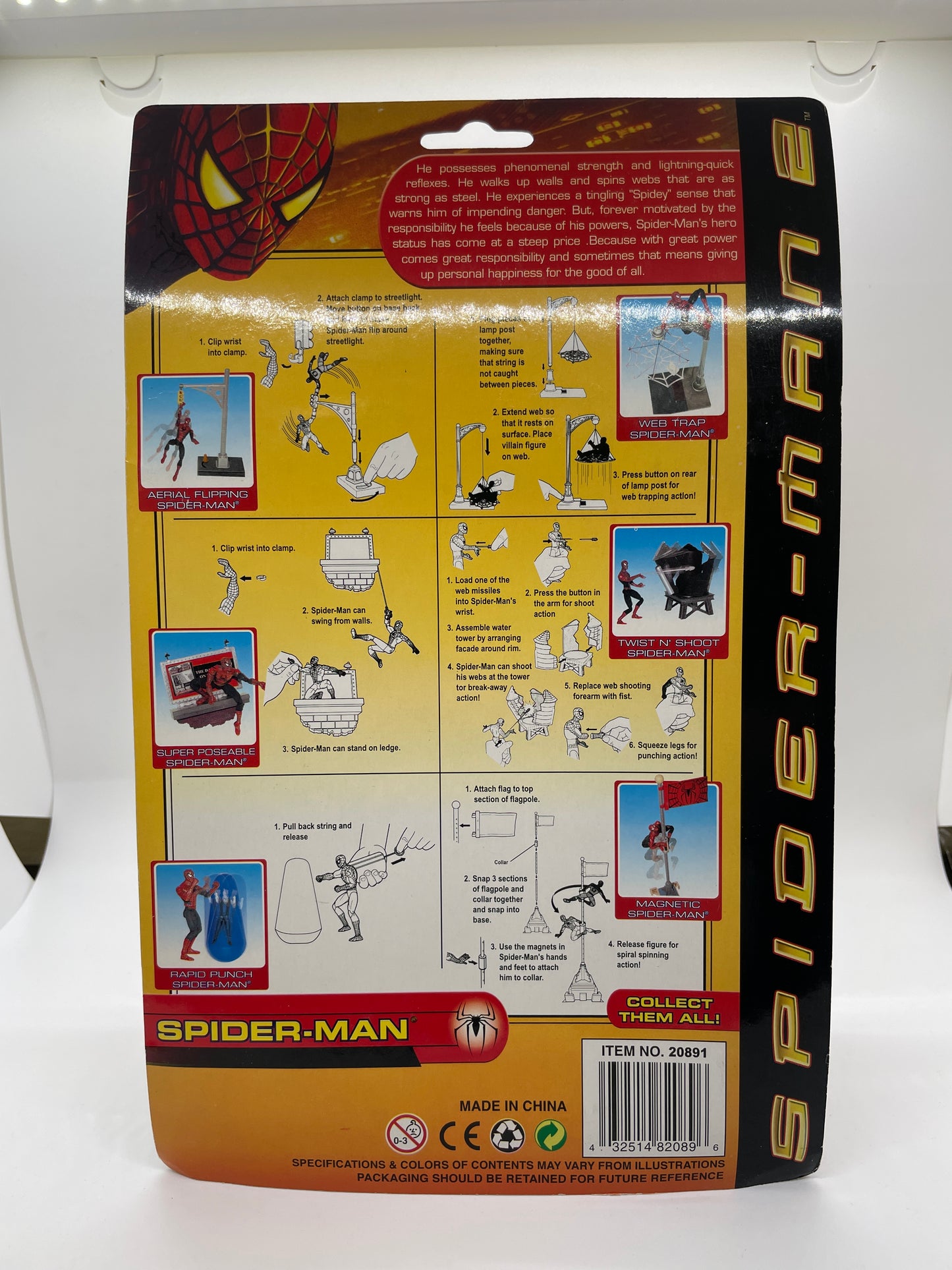 Spider-Man 2 Official Movie Merchandise Spider-Man Action Figure 2004