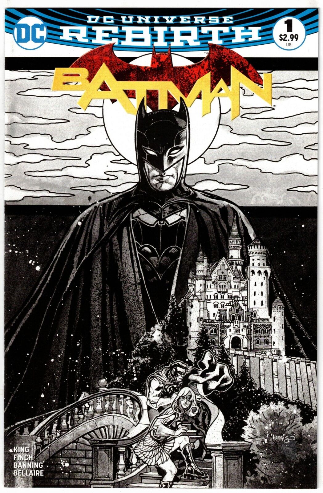 Batman #1 (2016 Rebirth) Zapp Comics Exclusive Variant