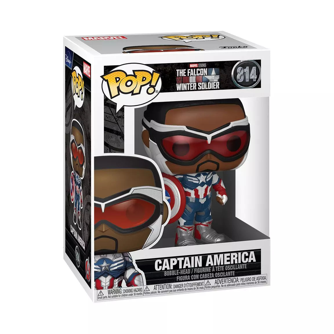 Funko Pop The Falcon and Winter Soldier Captain America 814