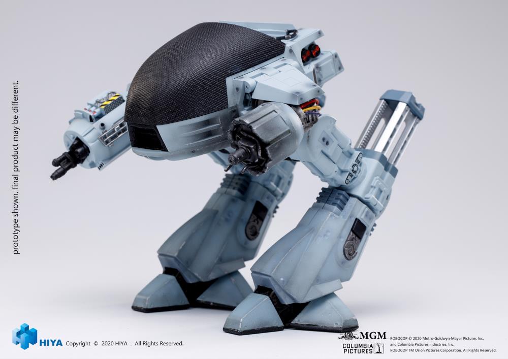 RoboCop (1987) ED-209 (Battle Damaged) 1:18 Scale PX Previews Exclusive Figure With Sound